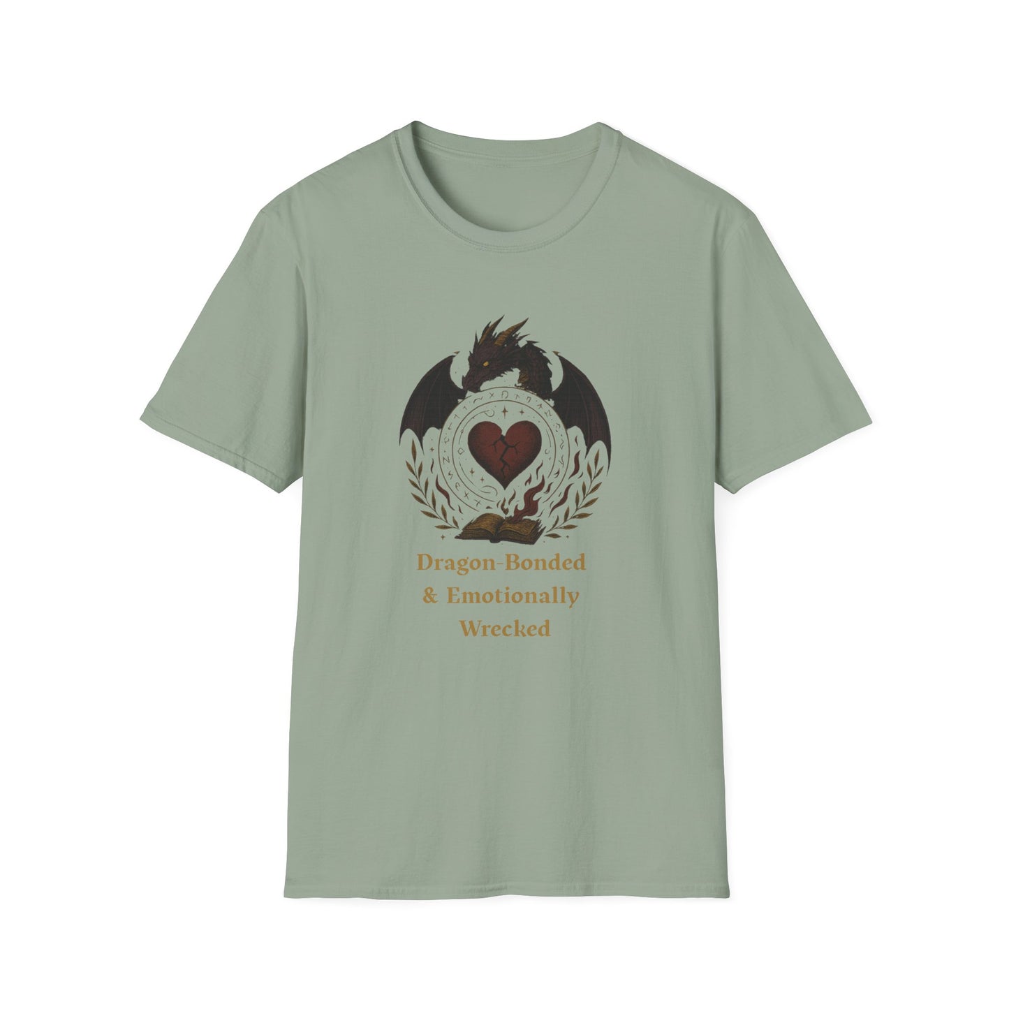 Romantasy Dragon Bonded and Emotionally Wrecked - T-Shirt