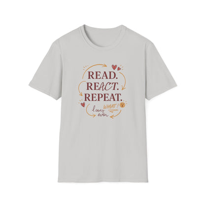 Read, React, Repeat - T-Shirt