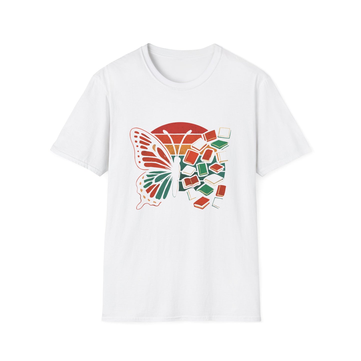 Butterfly Book Graphic - T-Shirt