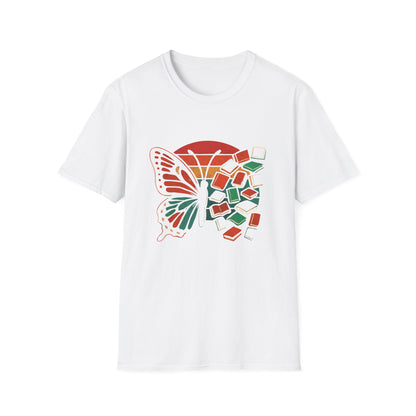 Butterfly Book Graphic - T-Shirt