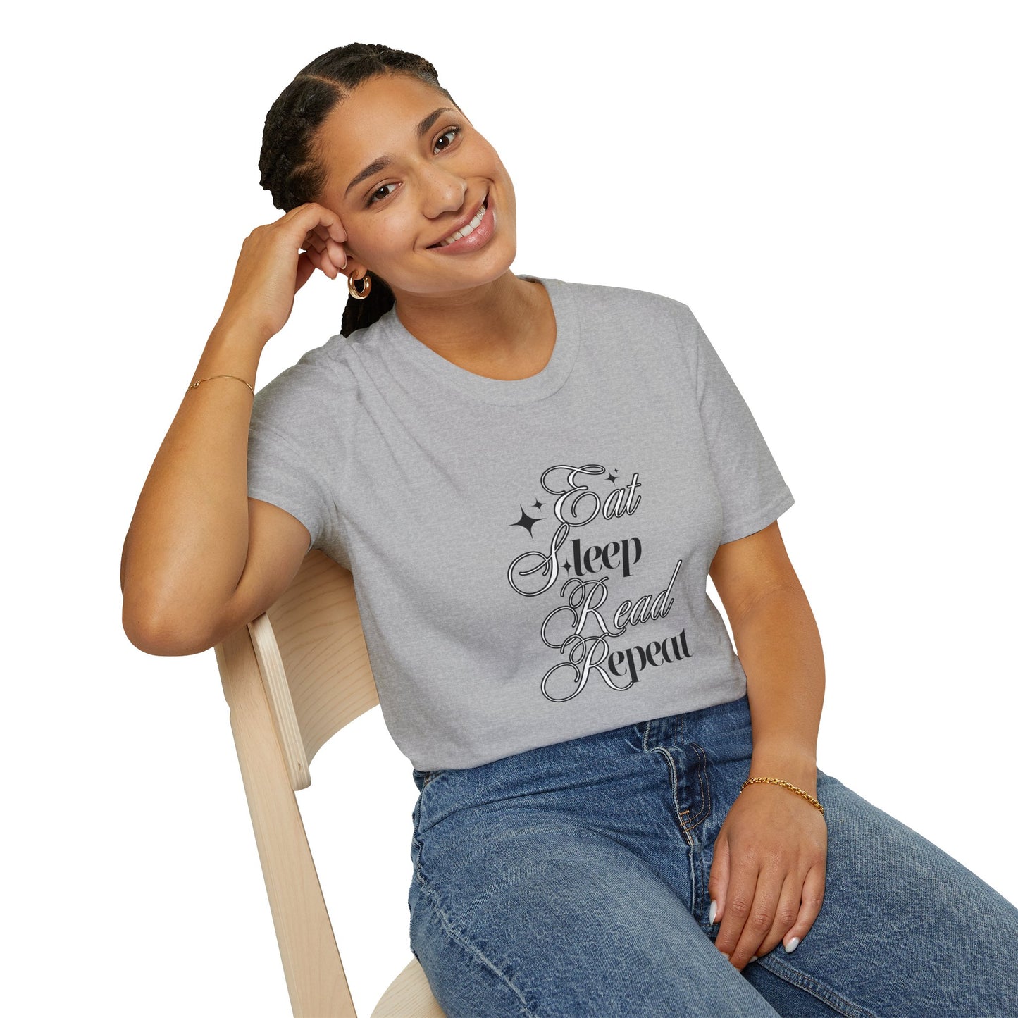 Eat Sleep Read Repeat - T-Shirt
