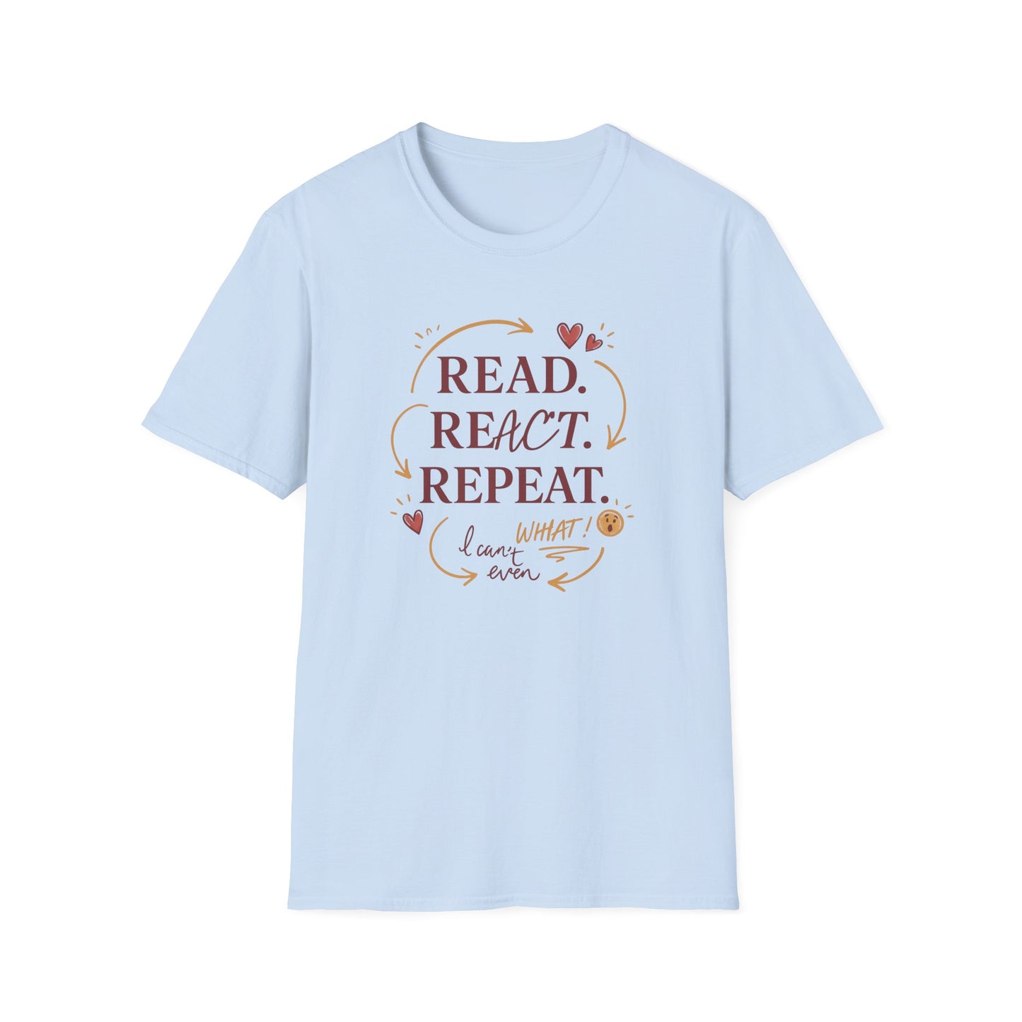Read, React, Repeat - T-Shirt