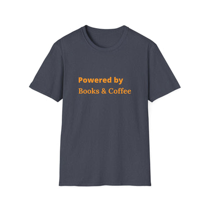 Powered By Books & Coffee - T-Shirt
