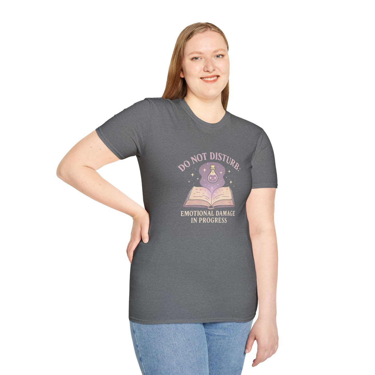 Do Not Disturb, Emotional Damage In Progress - T-Shirt