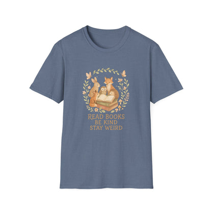 Read Books, Be Kind, Stay Wierd - T-Shirt