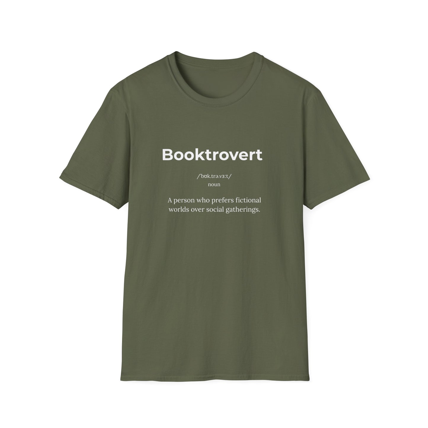 Booktrovert Definition - T-Shirt