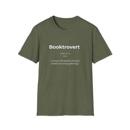 Booktrovert Definition - T-Shirt