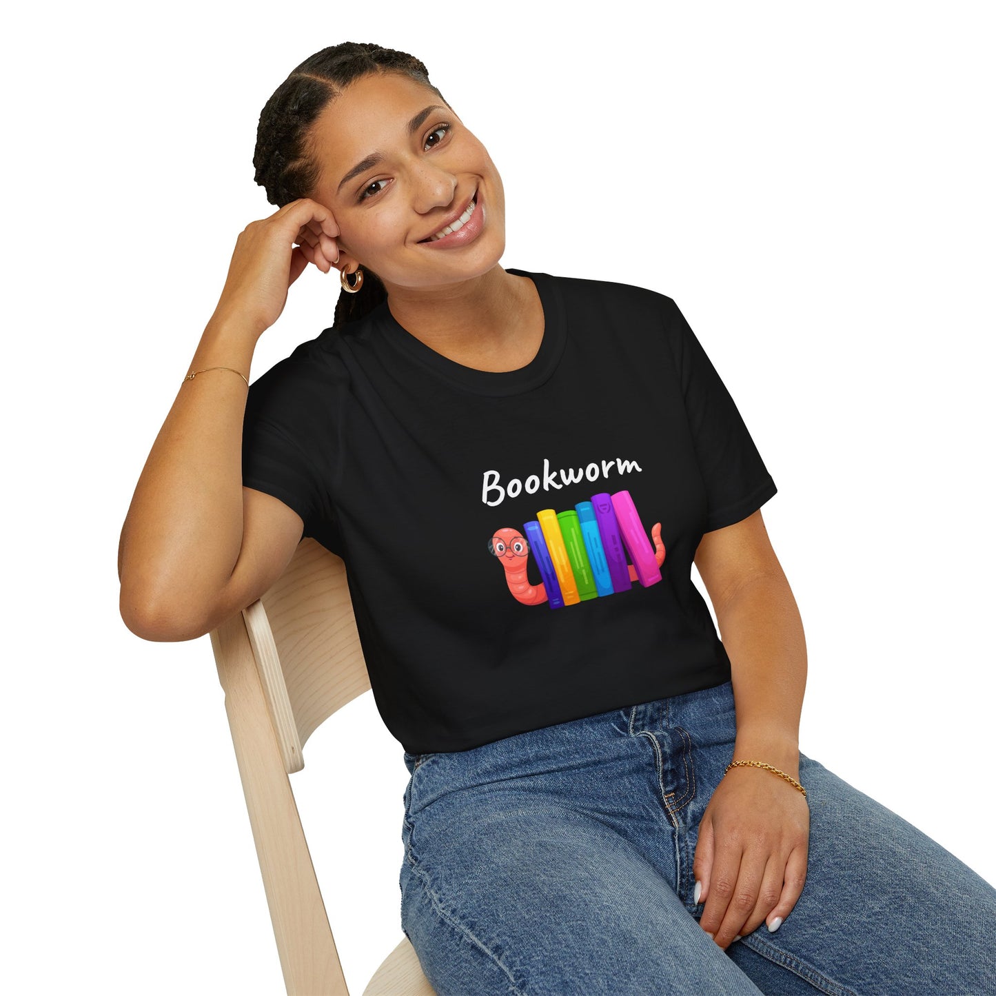 Bookworm Graphic - T-Shirt
