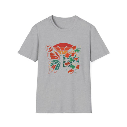 Butterfly Book Graphic - T-Shirt