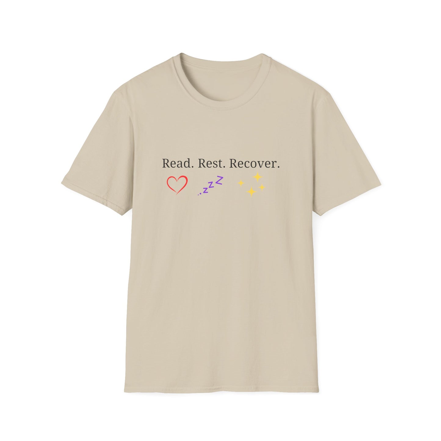Mental Health, Read. Rest. Recover. - T-Shirt