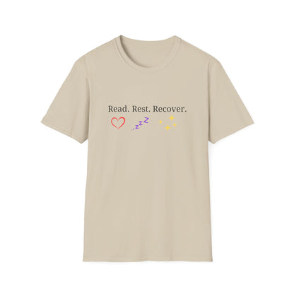 Mental Health, Read. Rest. Recover. - T-Shirt