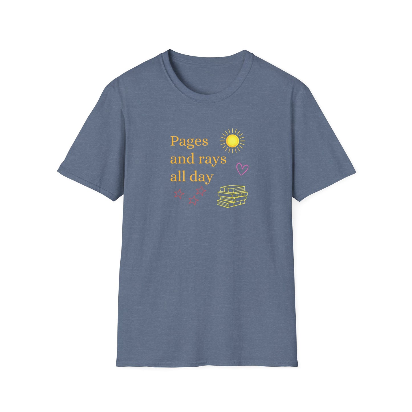 Pages And Rays All Day- T-Shirt