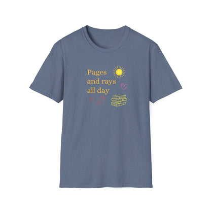 Pages And Rays All Day- T-Shirt