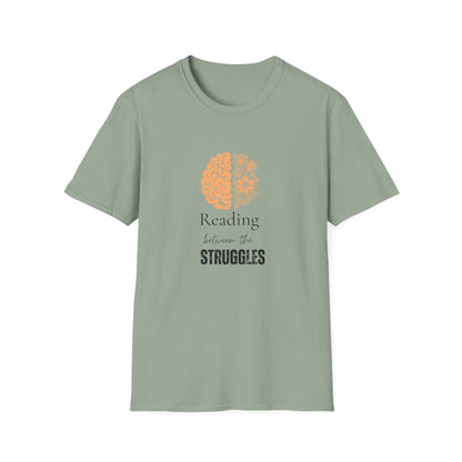 Mental Health, Reading Between The Struggles - T-Shirt