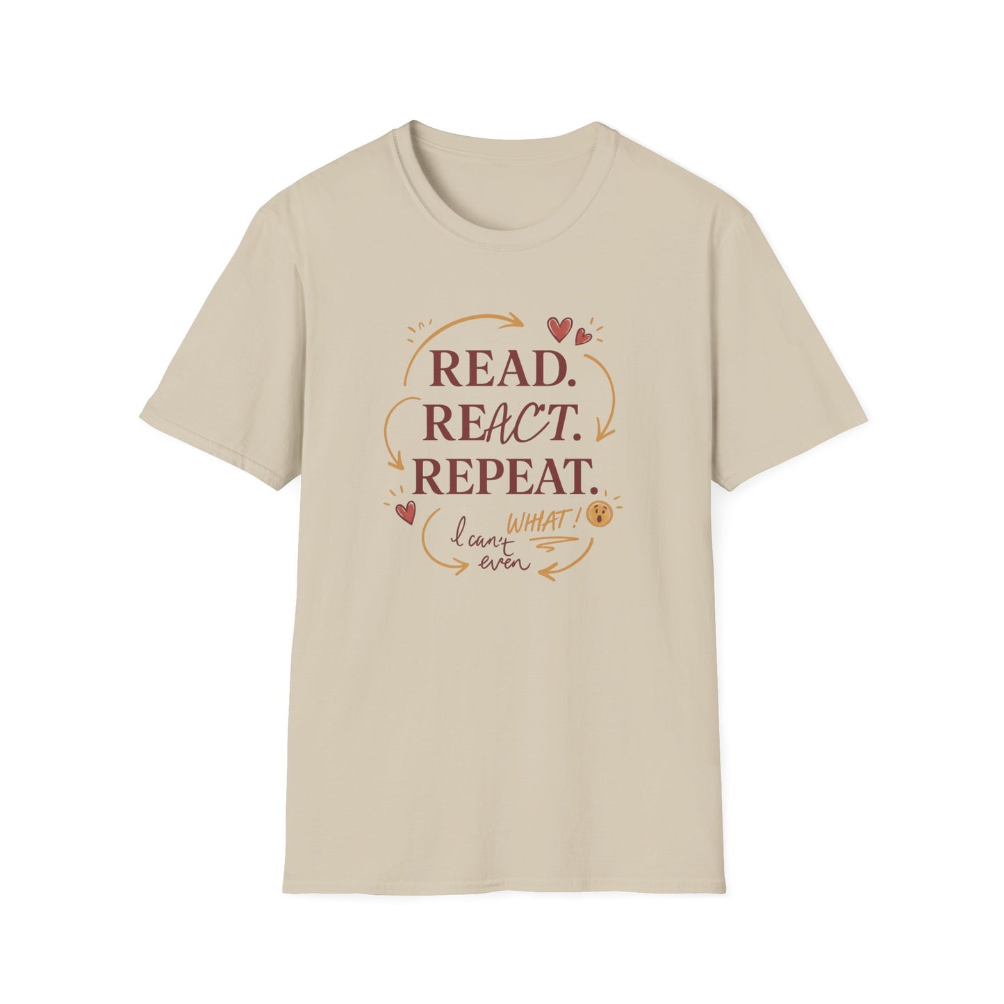 Read, React, Repeat - T-Shirt