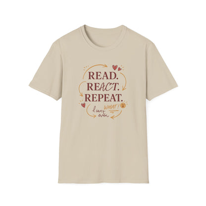Read, React, Repeat - T-Shirt