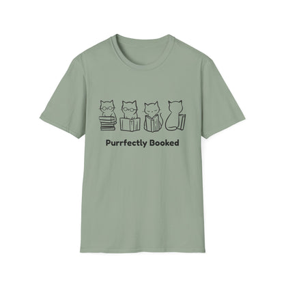 Purrfectly Booked, Cats - T-Shirt
