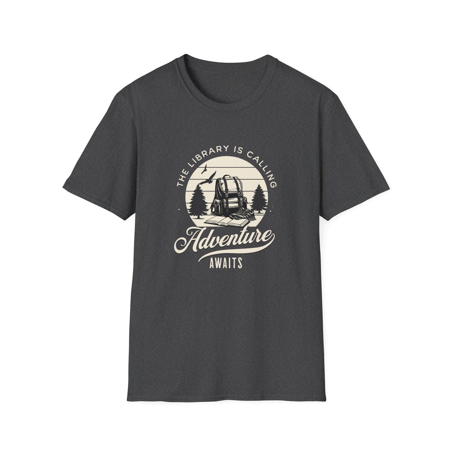 Library is Calling, Adventure Awaits - T-Shirt