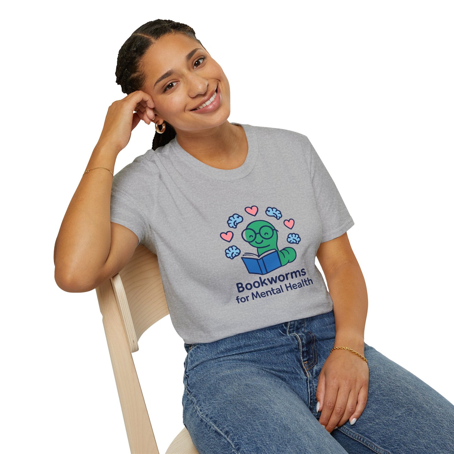 Bookworms For Mental Health - T-Shirt