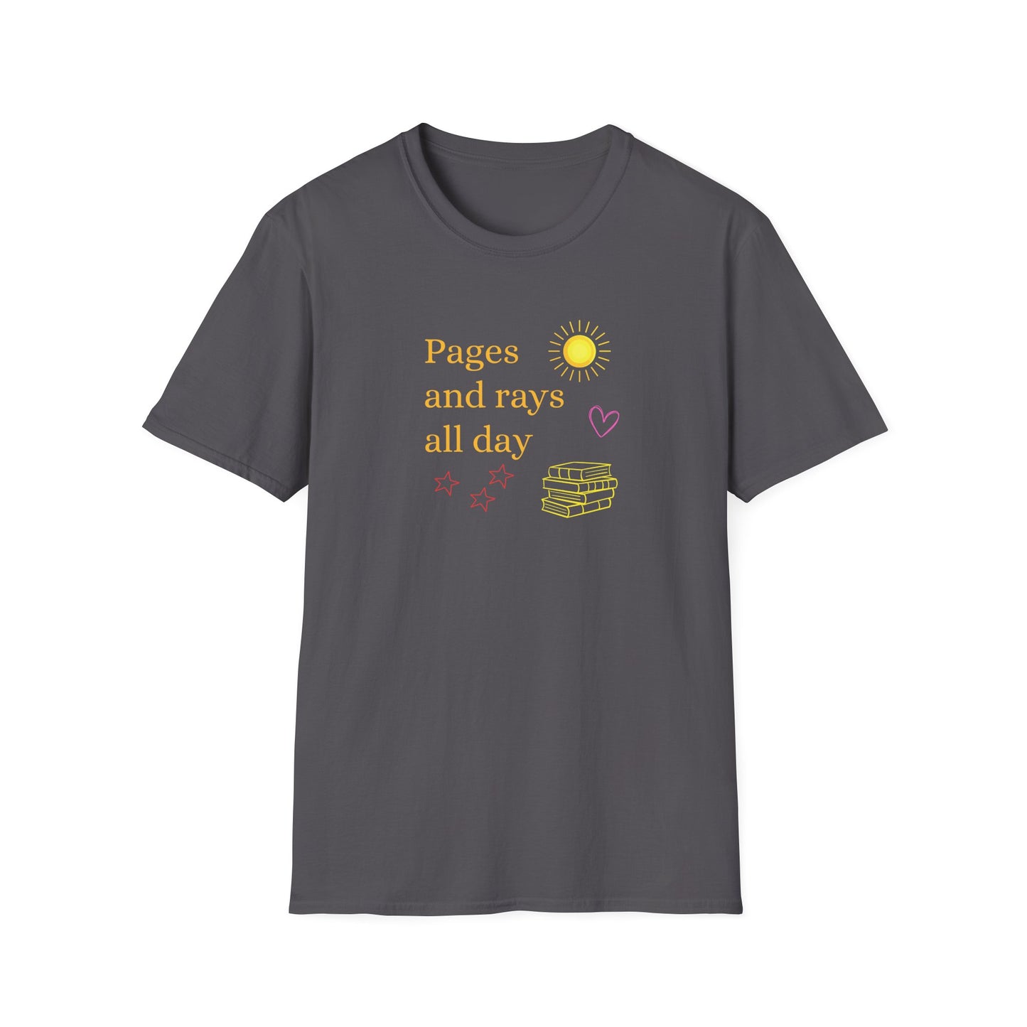 Pages And Rays All Day- T-Shirt