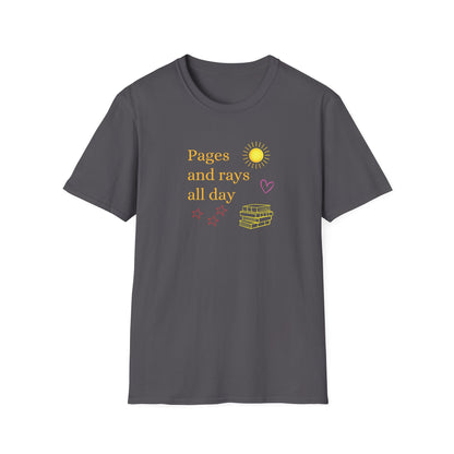 Pages And Rays All Day- T-Shirt