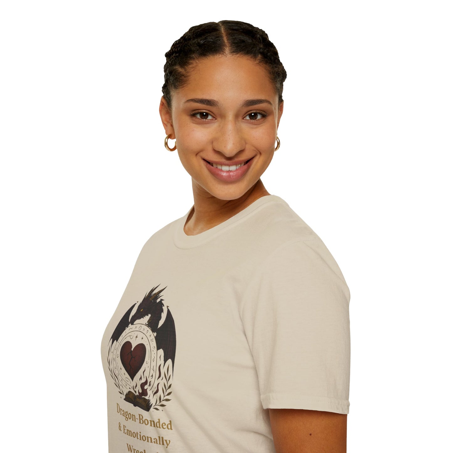Romantasy Dragon Bonded and Emotionally Wrecked - T-Shirt