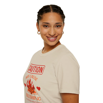 Caution: May Cause Blushing - T-Shirt