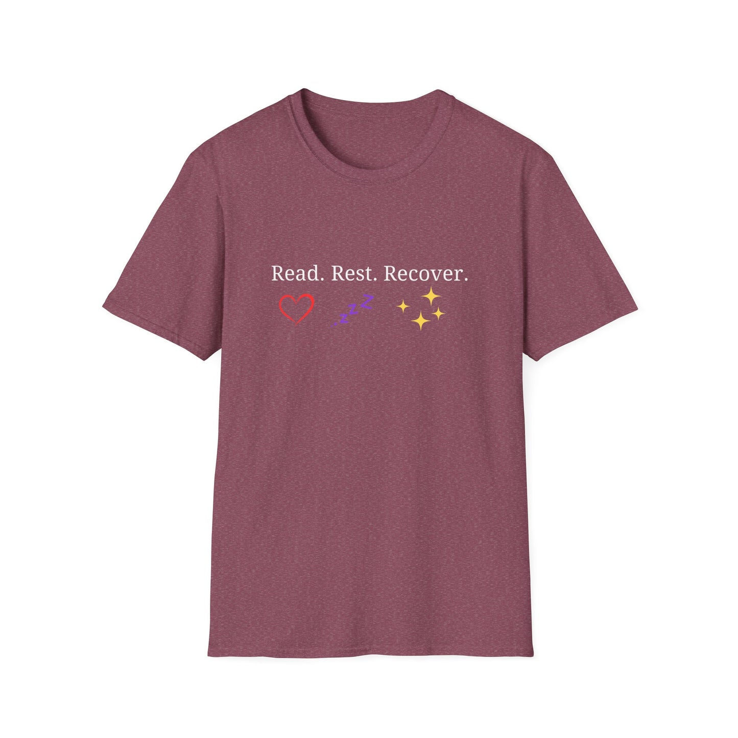 Mental Health, Read. Rest. Recover. - T-Shirt