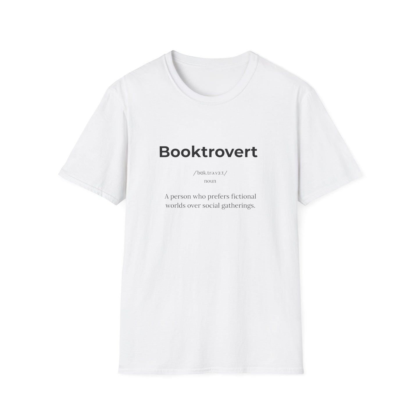 Booktrovert Definition - T-Shirt