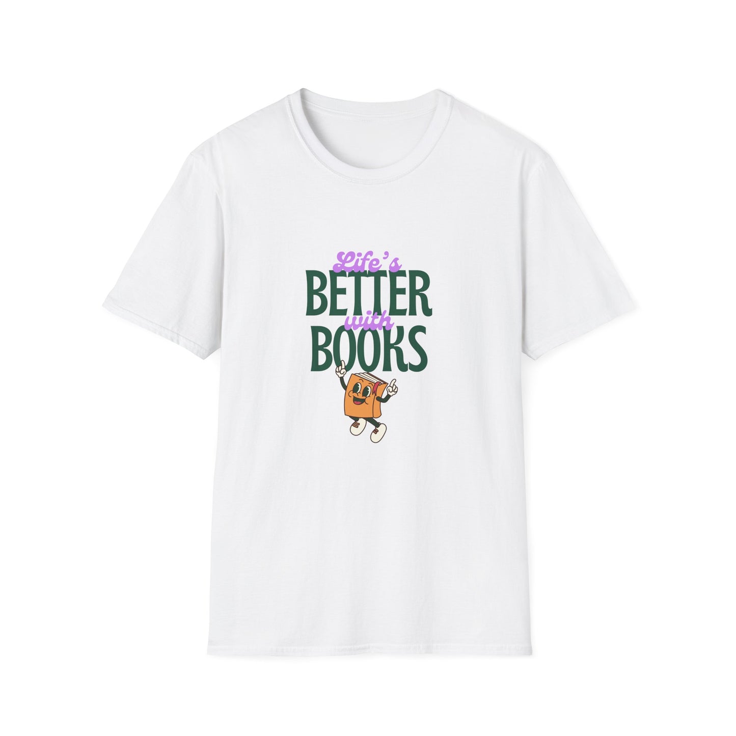 Life is Better With Books,  Retro T-Shirt