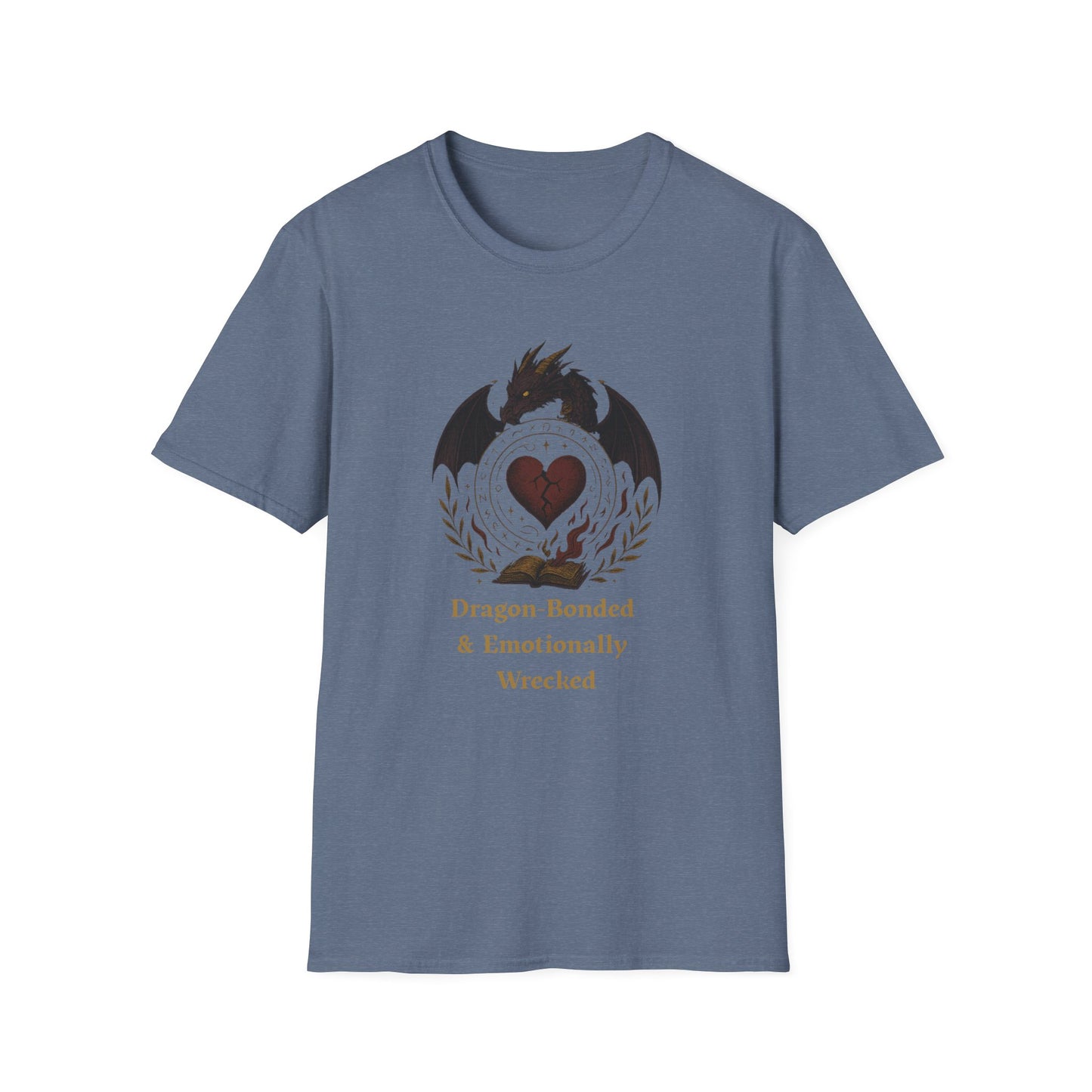 Romantasy Dragon Bonded and Emotionally Wrecked - T-Shirt