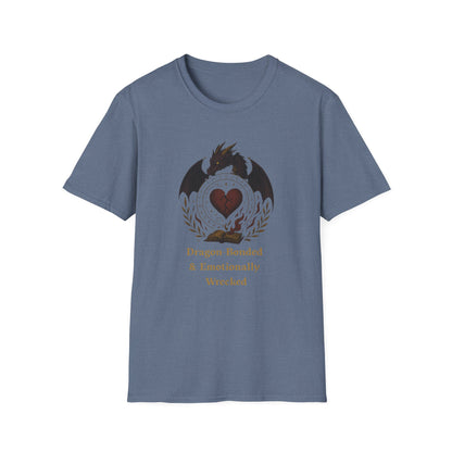 Romantasy Dragon Bonded and Emotionally Wrecked - T-Shirt