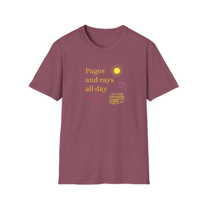Pages And Rays All Day- T-Shirt