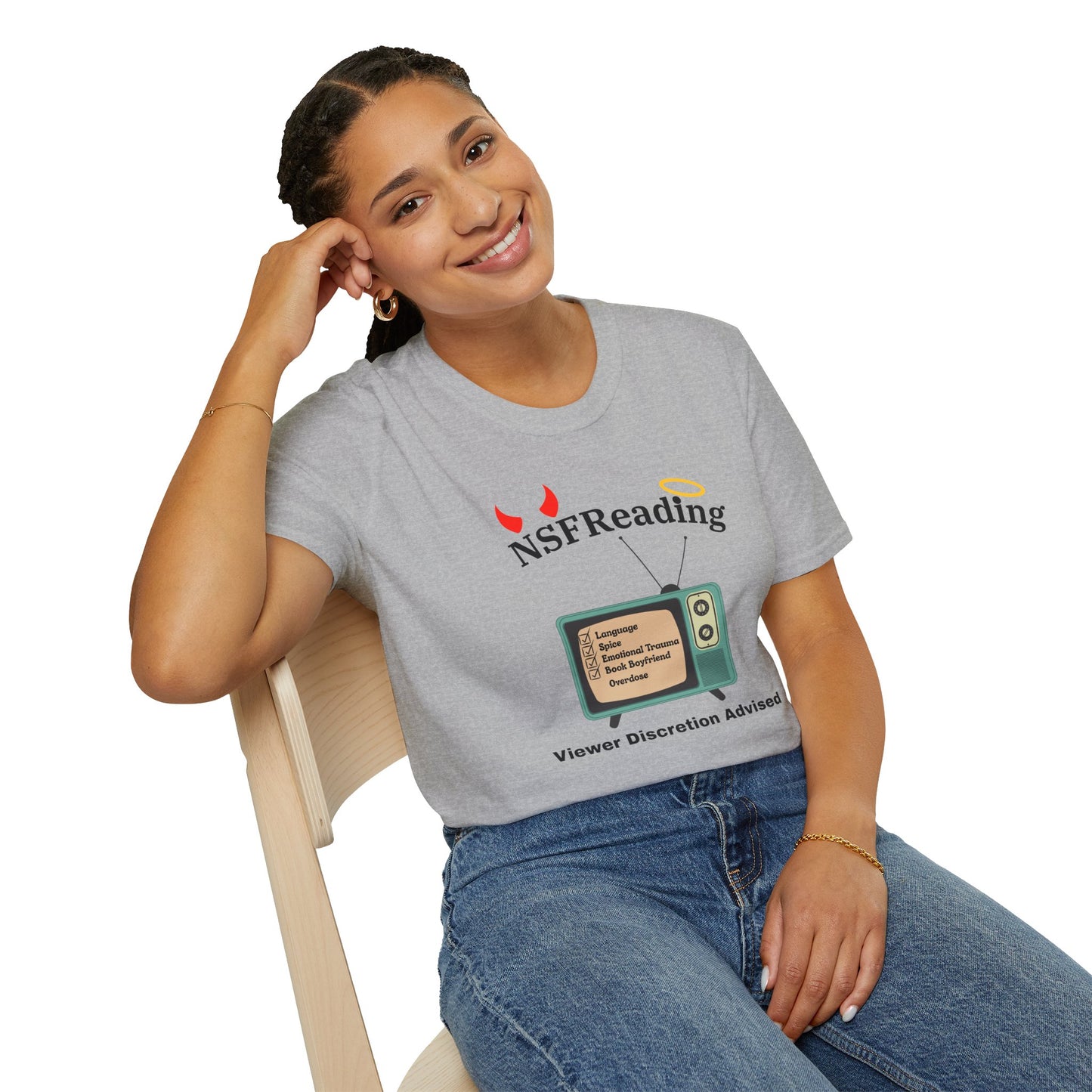 NSF Reading, Viewer Discretion Advised - T-Shirt