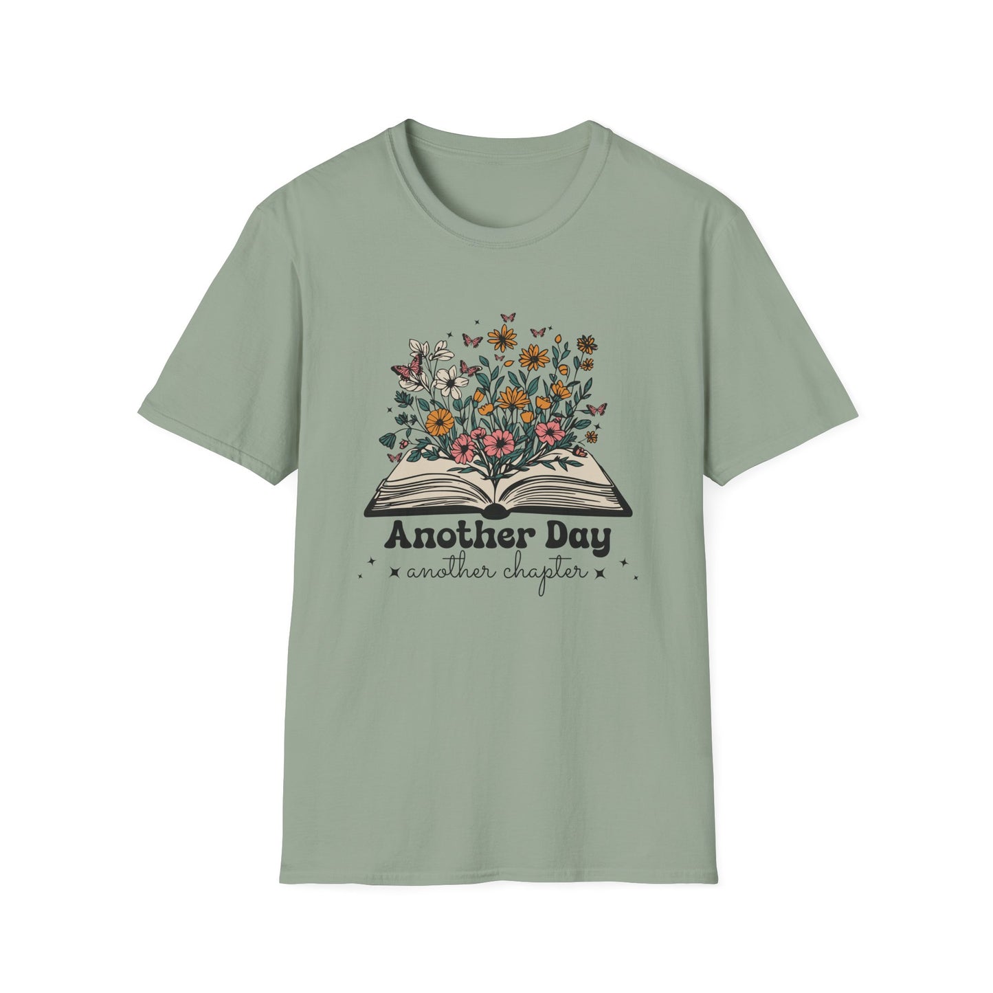 Floral Another Day, Another Chapter - T-Shirt