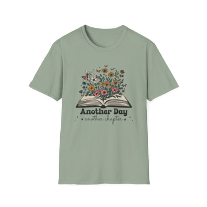 Floral Another Day, Another Chapter - T-Shirt