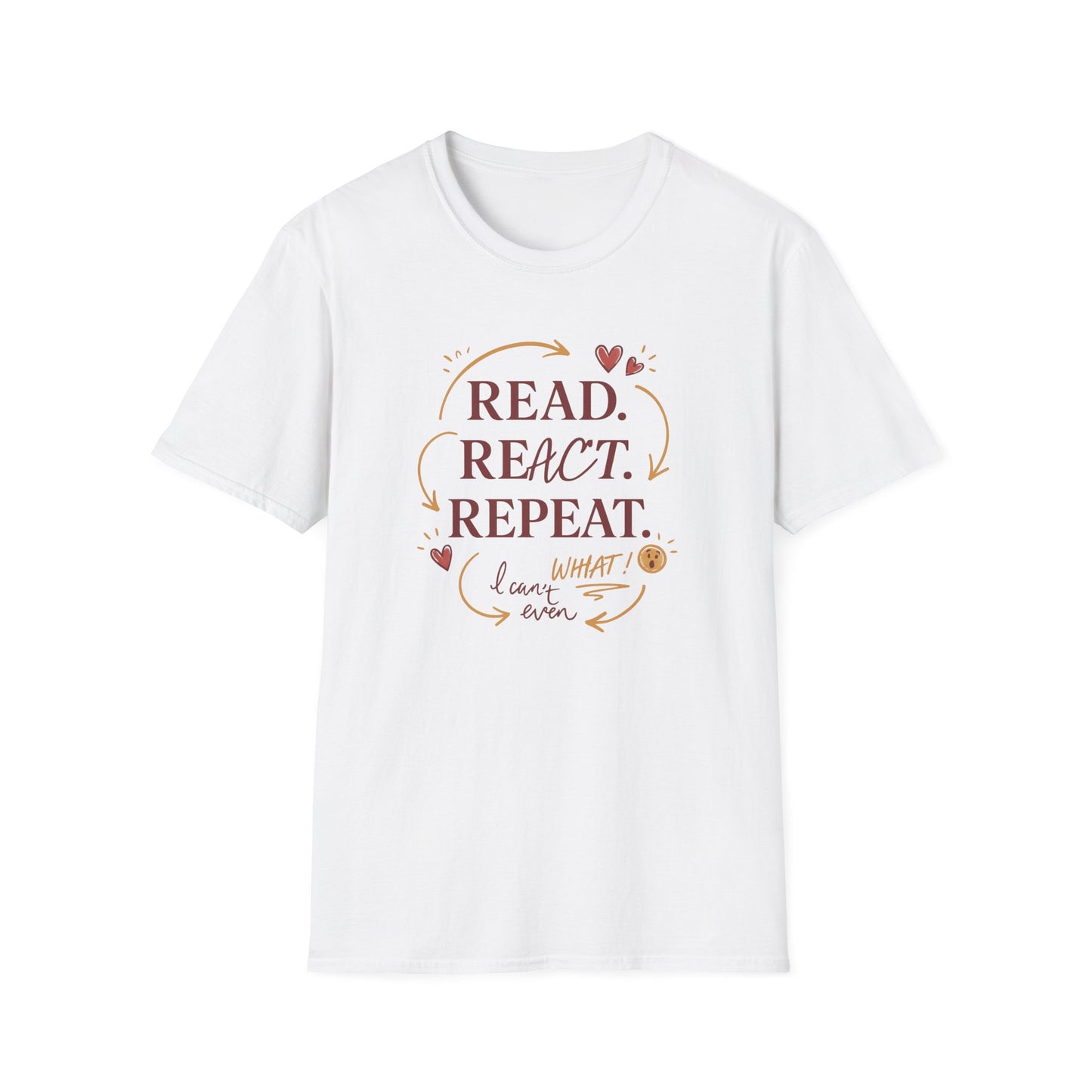Read, React, Repeat - T-Shirt