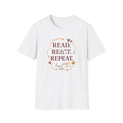 Read, React, Repeat - T-Shirt