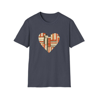 Heart Made of Books - T-Shirt