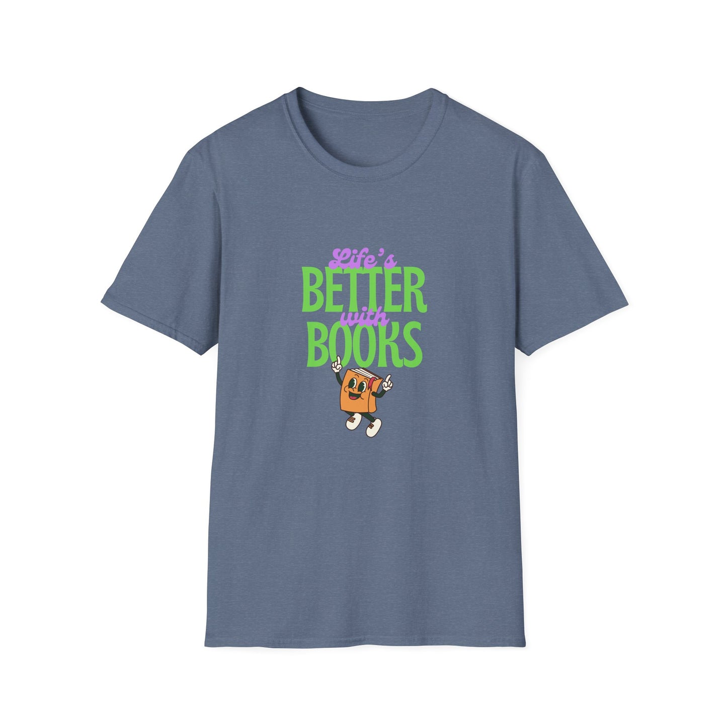 Life is Better With Books,  Retro T-Shirt