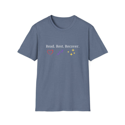 Mental Health, Read. Rest. Recover. - T-Shirt