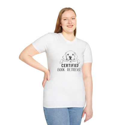 Certified Book Retriever - T-Shirt