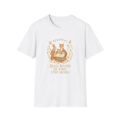 Read Books, Be Kind, Stay Wierd - T-Shirt