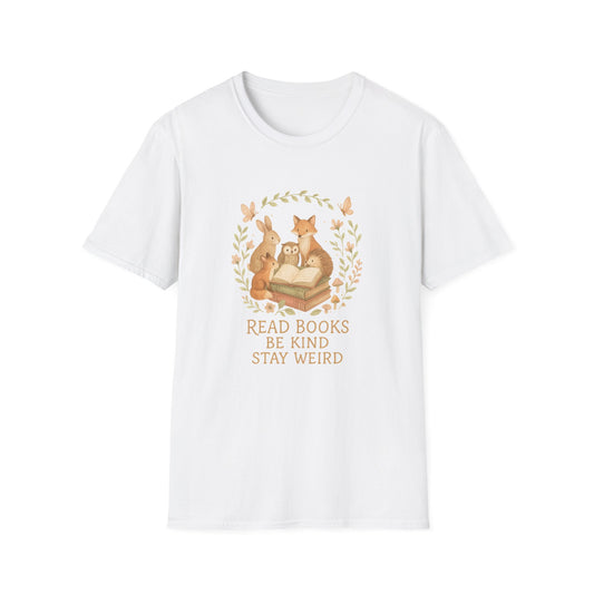 Read Books, Be Kind, Stay Wierd - T-Shirt