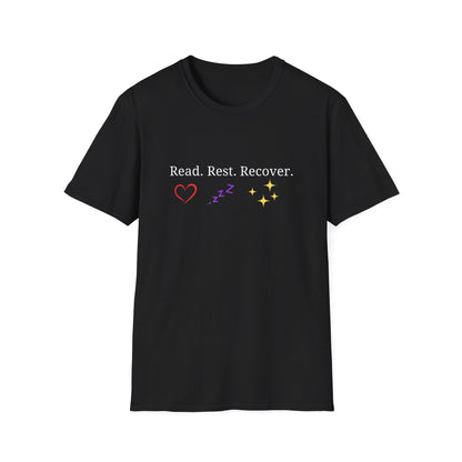 Mental Health, Read. Rest. Recover. - T-Shirt