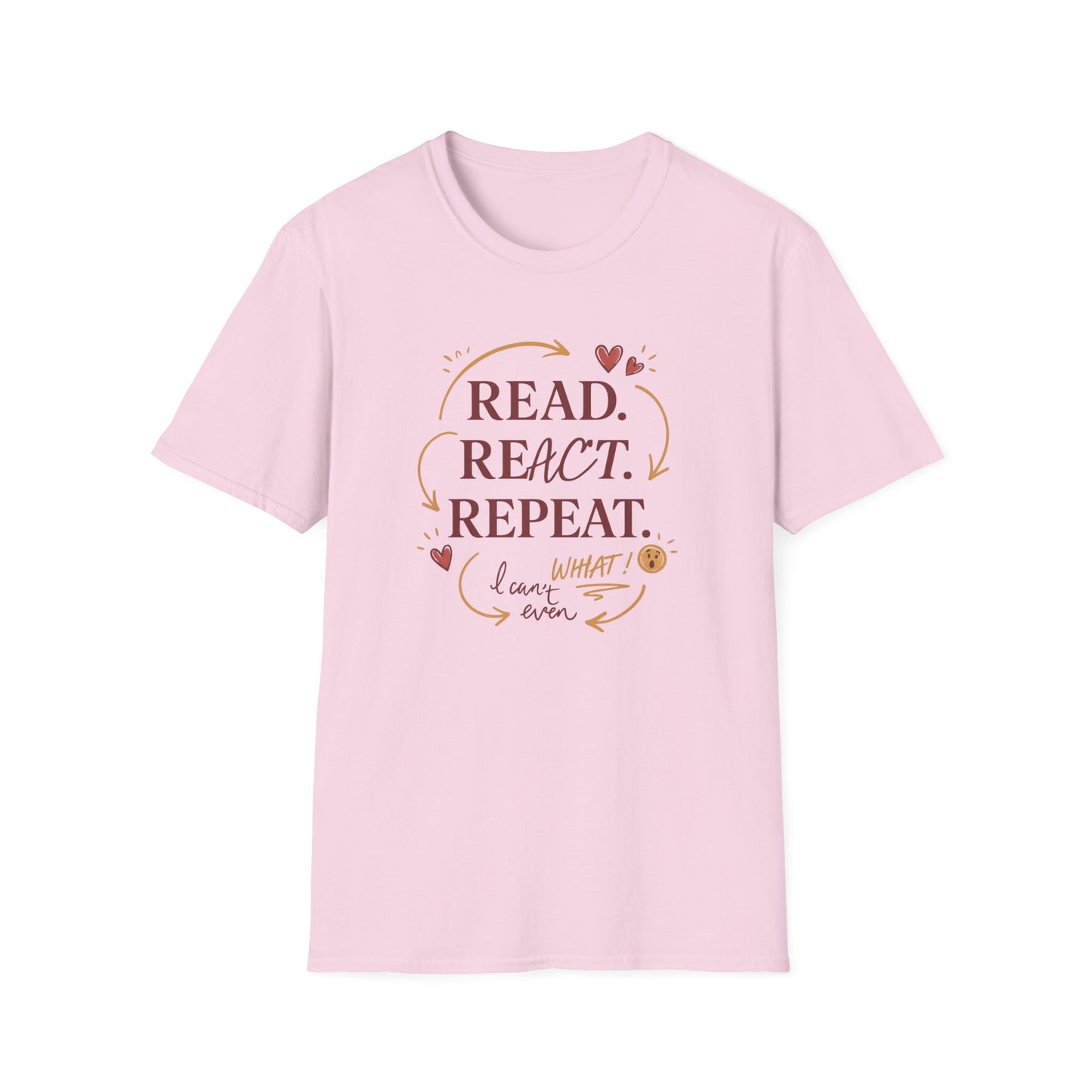 Read, React, Repeat - T-Shirt