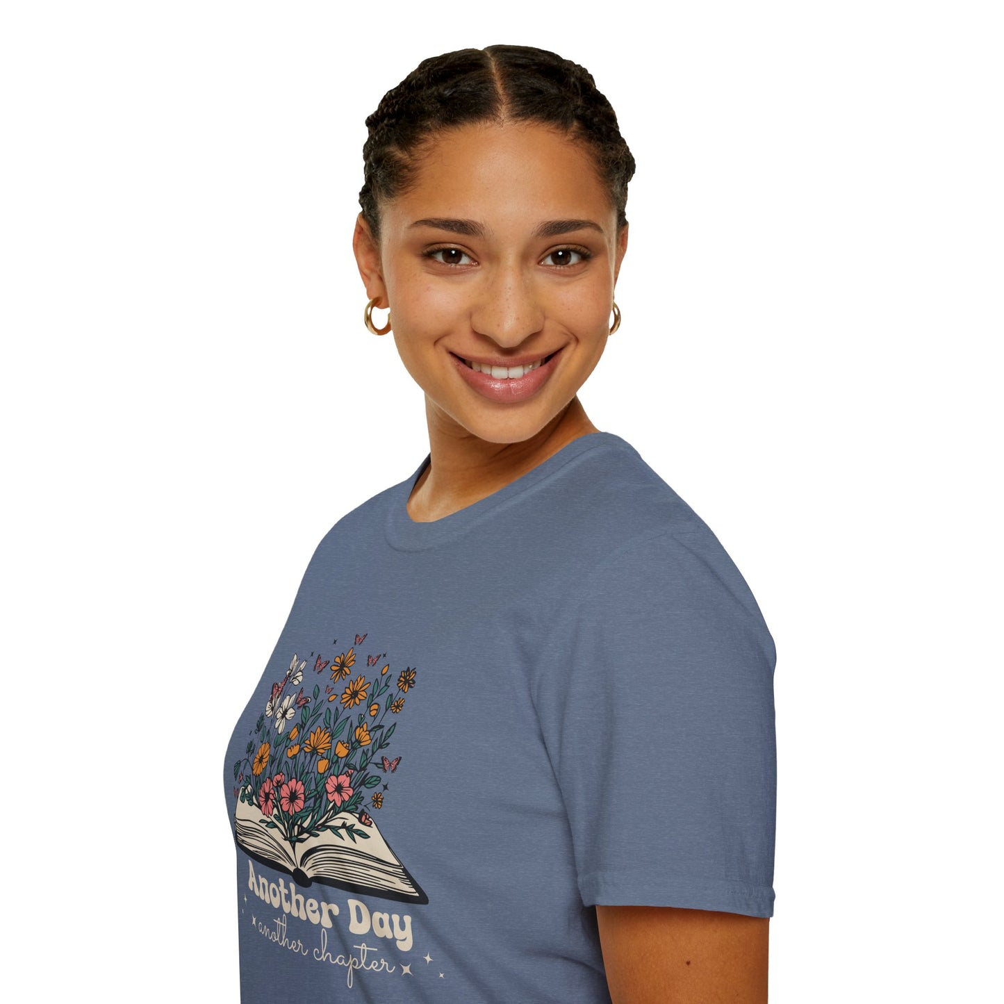 Floral Another Day, Another Chapter - T-Shirt