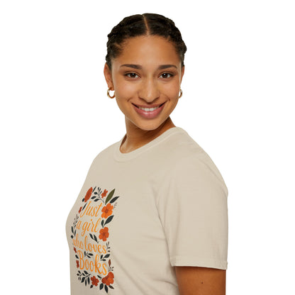 Just a Girl Who Loves Books - T-Shirt
