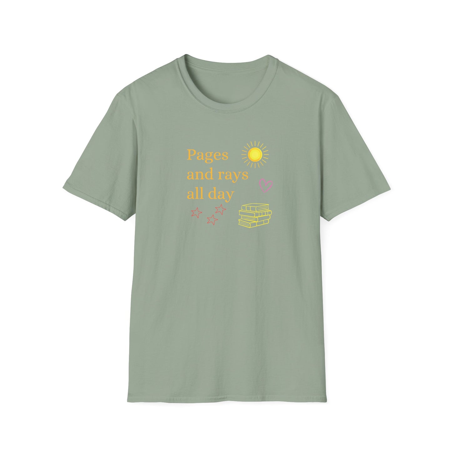 Pages And Rays All Day- T-Shirt