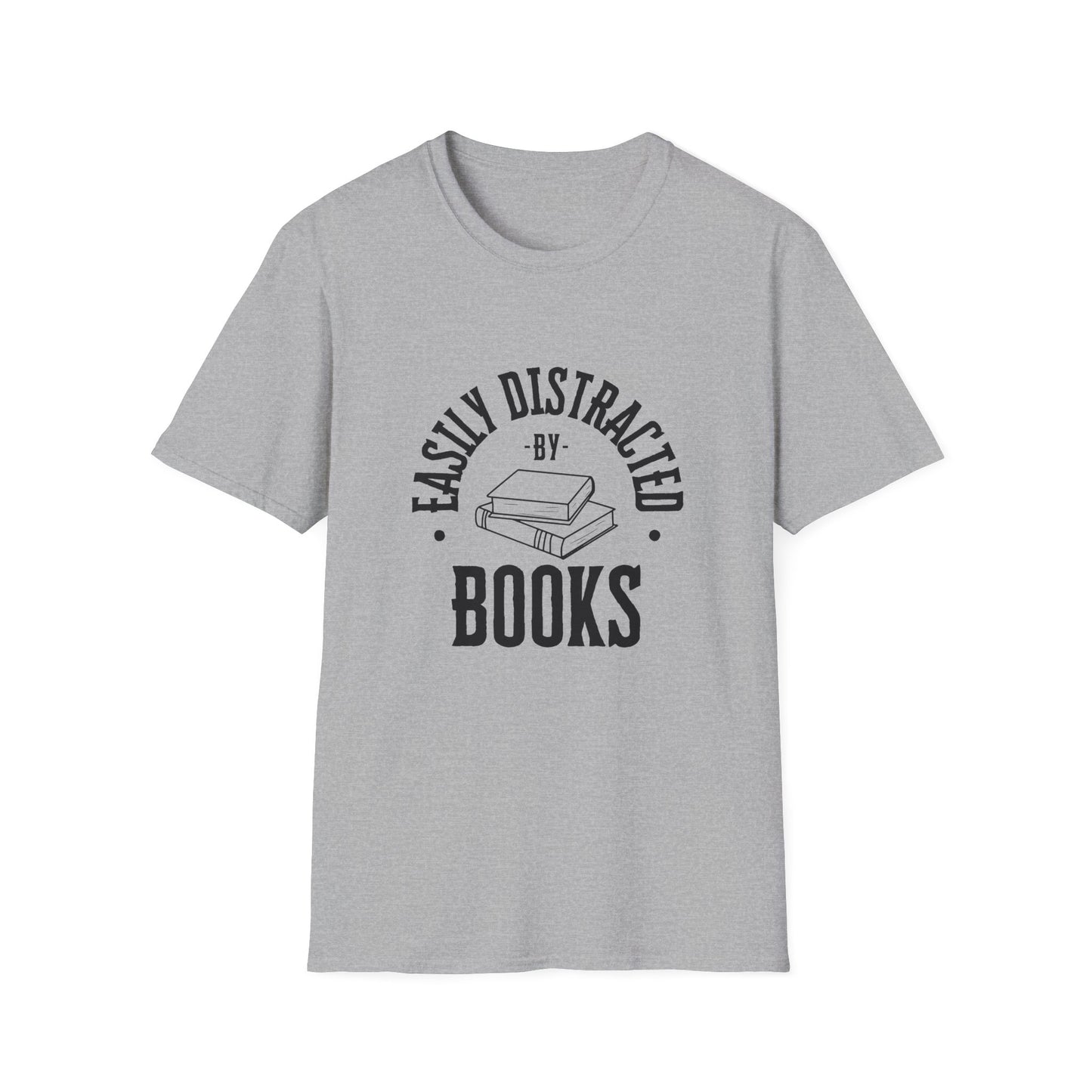 Easily Distracted By Books - T-Shirt